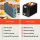thumbnail image 5 of Toaster BELLA 2 Slice Slim 900 W con 6 ajustes de control de sombra, 5 of 7