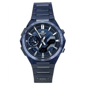 Casio - Reloj Edifice Windflow Análogo Digital Cool Blue Edition Smartphone Link Solar Esfera Azul Ecb-2200Cb-2 100M Para Hombre