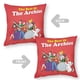 thumbnail image 2 of Los Archies Fundas de almohada de terciopelo con tema, regalos de funda de almohada, decoración para el hogar, cojín de lanzar, regalo de cumpleaños para fans y parejas.56*56cm., 2 of 6