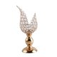 thumbnail image 1 of Pétalo Mosaico Candelabro Mesa Candelabro Soporte para decoración del hogar 12x12x33cm, 1 of 5