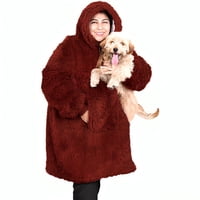 Manta Felpuda Hoodie Sherpy – Doral Burdeo