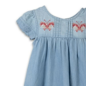 Vestido Bebé Niña Celeste Pillin