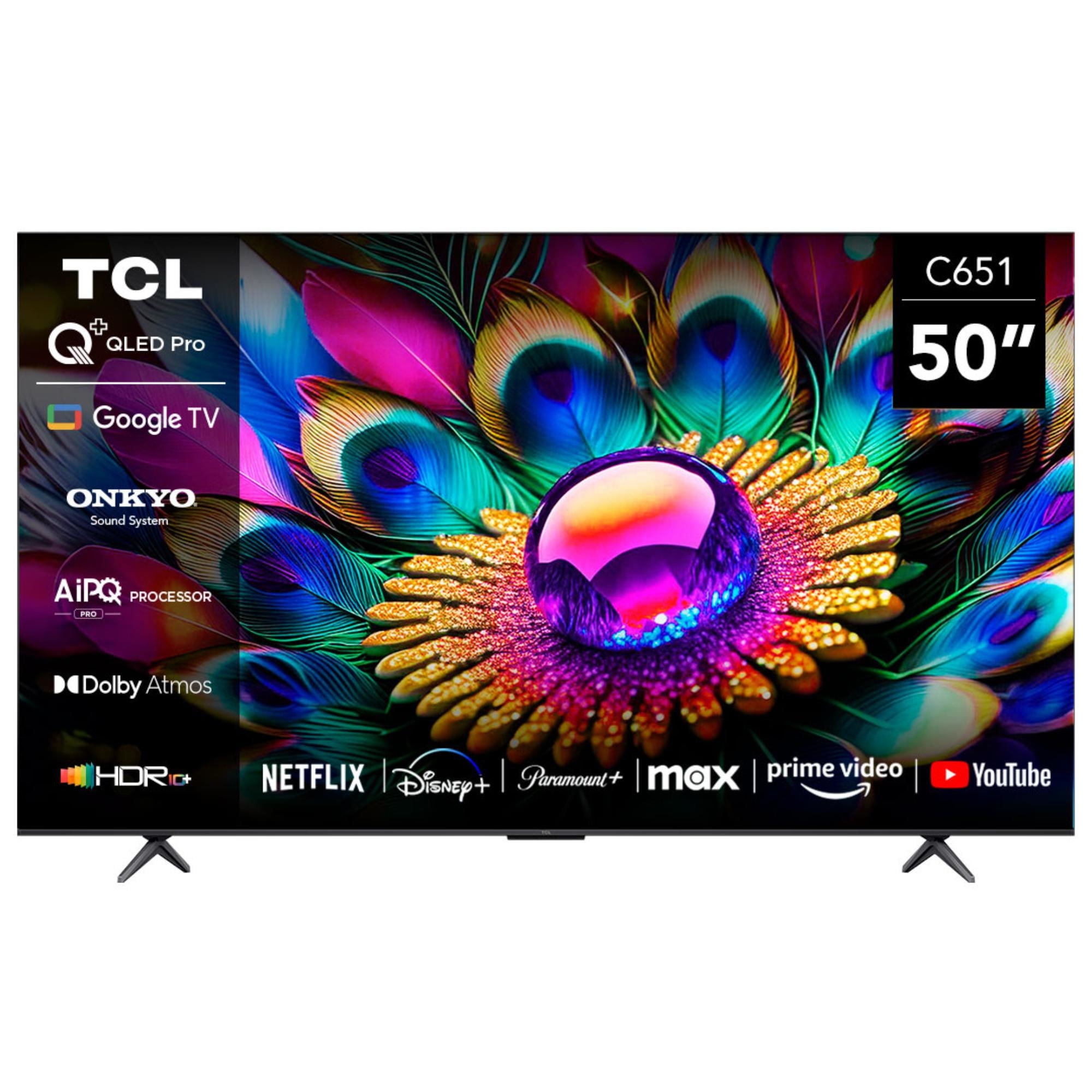 Televisor 50"" Qled 4K Uhd 50C651 Smart Tv Tcl