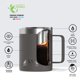 thumbnail image 4 of Taza de café Hydrapeak con aislamiento de acero inoxidable grafito de 400 ml, 4 of 6