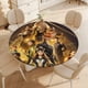 thumbnail image 4 of Eternals theme Fitted Round Tablecloths Elastic Edged Table Covers Waterproof Table Cloth For Kitchen Holiday Party Tables Decor 120cm, 4 of 6