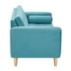 thumbnail image 5 of Sofa Retro 2c Felpa 05 Turquesa, 5 of 6