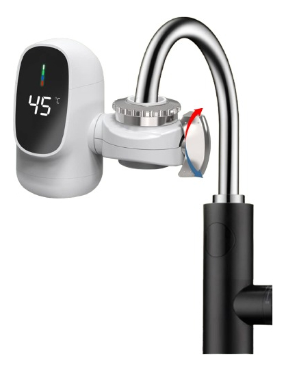 Genérico - Calentador Agua Eléctrico Cocina Grifo Instantáneo Jhn