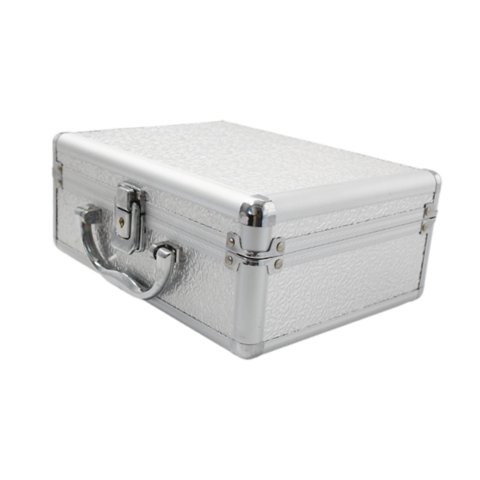 Magideal - Caja De Herramientas De Aleación De Aluminio, Estuche Rígido Universal A Prueba De Golpes, Equipo Electrónico, Equipo De Herramientas, Estuche De Tran L