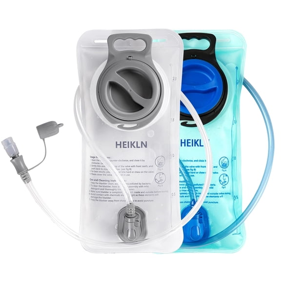 Hidratante HEIKLN 2L Paquete de 2 para Mochila de Senderismo Libre de BPA