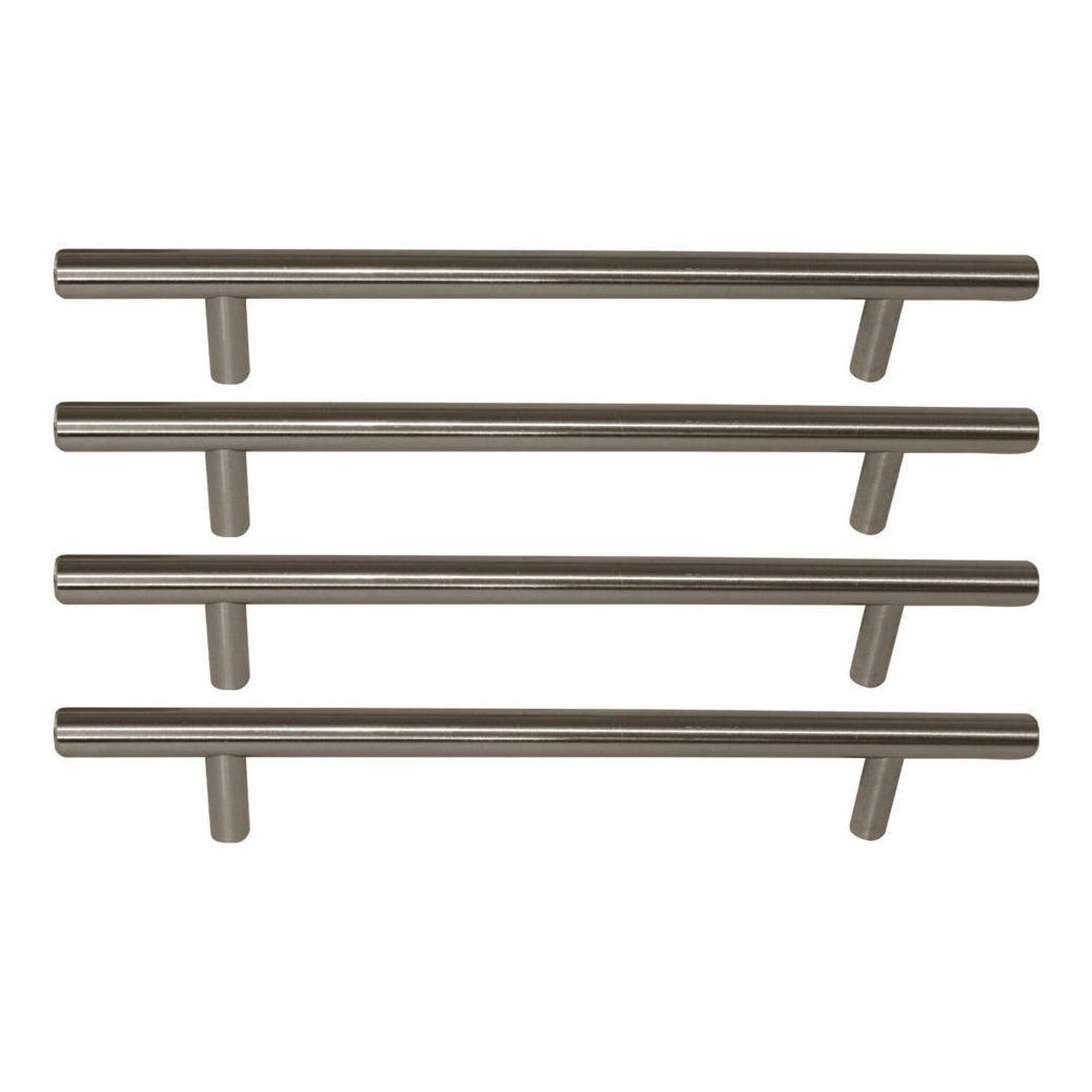 Tirador Madrid Acero 160x10mm 4 Un Niquel Dvp