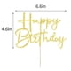 thumbnail image 3 of Decoración Para Tartas Con Purpurina Para Cumpleaños Hecha A Mano Dorada, 3 of 8