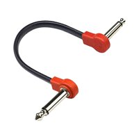 Bothyi - Cable De Conexión Para Guitarra, Pedal De Efectos De Bajo, Cable De Conexión Ts, Cable De Pedal De Efecto, 20 Cm, Rojo A