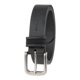thumbnail image 1 of Cinturón Columbia casual bordado con lazo de cuero genuino negro, 1 of 5