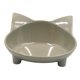 thumbnail image 2 of Lindo Tazón De Fuente De Agua Con Forma De Orejas De Gato Para Mascotas, Cuenco Ancho De Alimentación Antideslizante, Gris, 2 of 5
