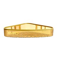 Magideal - Soporte De Montaje En Pared, Estante Organizador Triangular Multiusos A Prueba De Herrumbre, Estante Resistente Para Baño, , Cocina De Hotel , Dorado