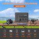 thumbnail image 2 of Central eléctrica portátil powkey de 200 W con panel solar de 146 Wh + 40 W, 2 of 6