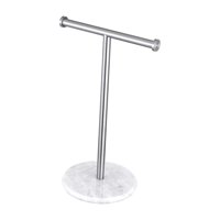 Bothyi - Forma De T Debajo Del Estante Del Organizador De La Toalla Del Sostenedor De La Toalla De Papel Del Gabinete Para La Plata De La Encimera