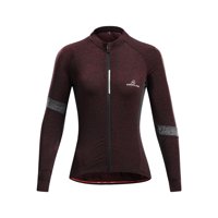 Andesland - Polera Tricota Jaspeada Manga Larga Cierre Completo Mujer