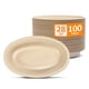 thumbnail image 1 of Cuencos de papel Celel, 100 unidades, 830 ml, desechables para microondas, 1 of 7