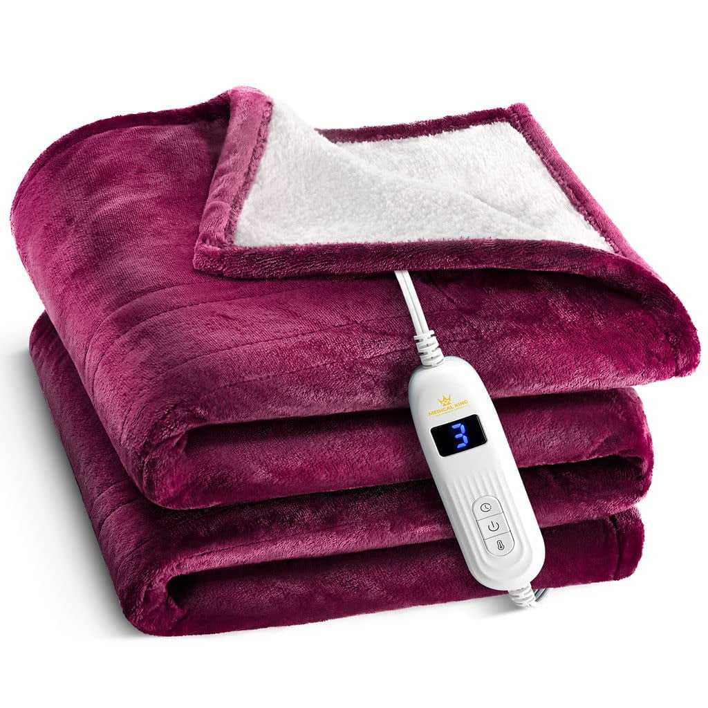 Manta Térmica Medical King, Lavable A Máquina, Suave Y Cómoda