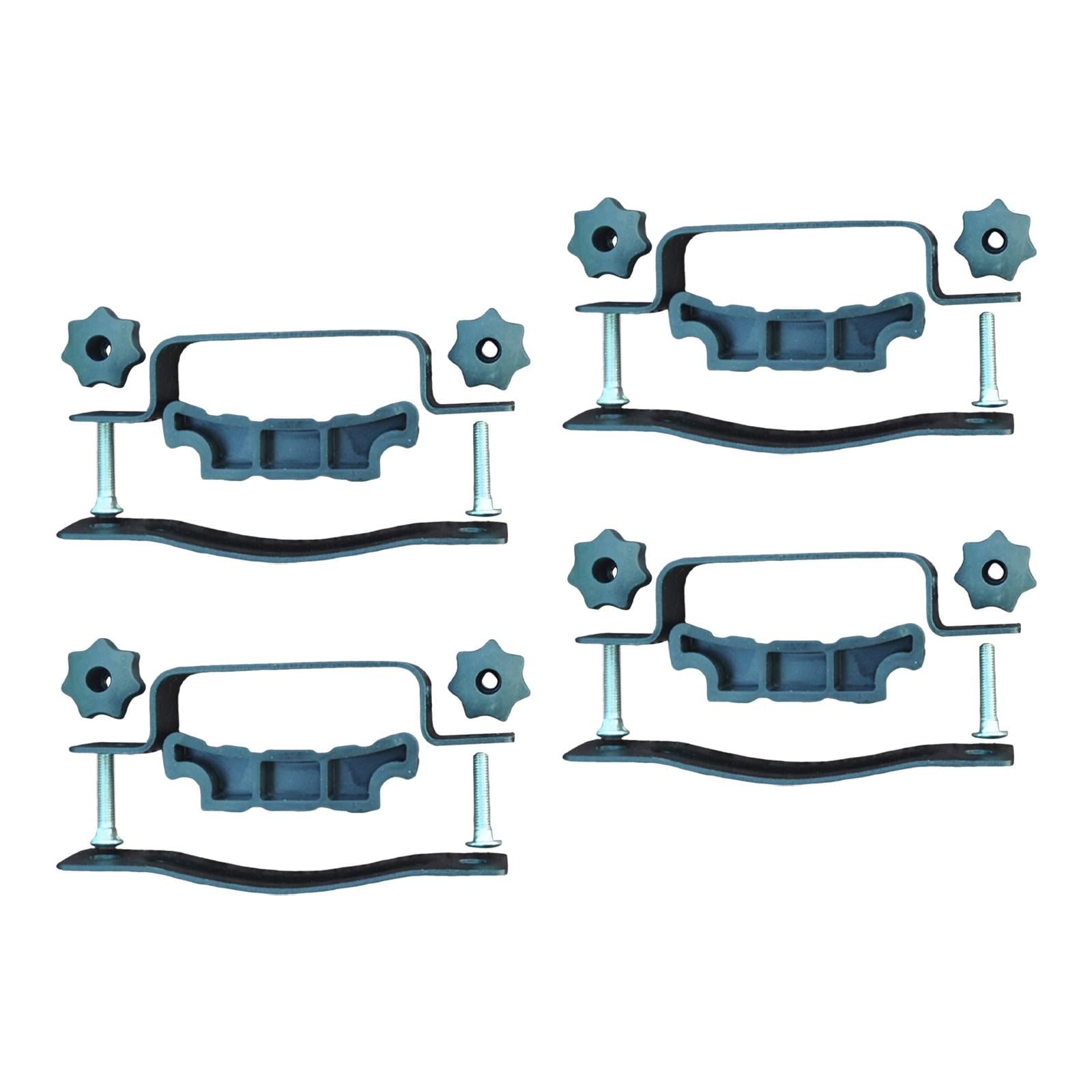 Magideal - Abrazadera Para Portaequipajes De Techo, Kit De Montaje Para Transportador De Automóviles, Accesorios, Tornillo De Portaequipajes De Fácil Instalación 4 Piezas