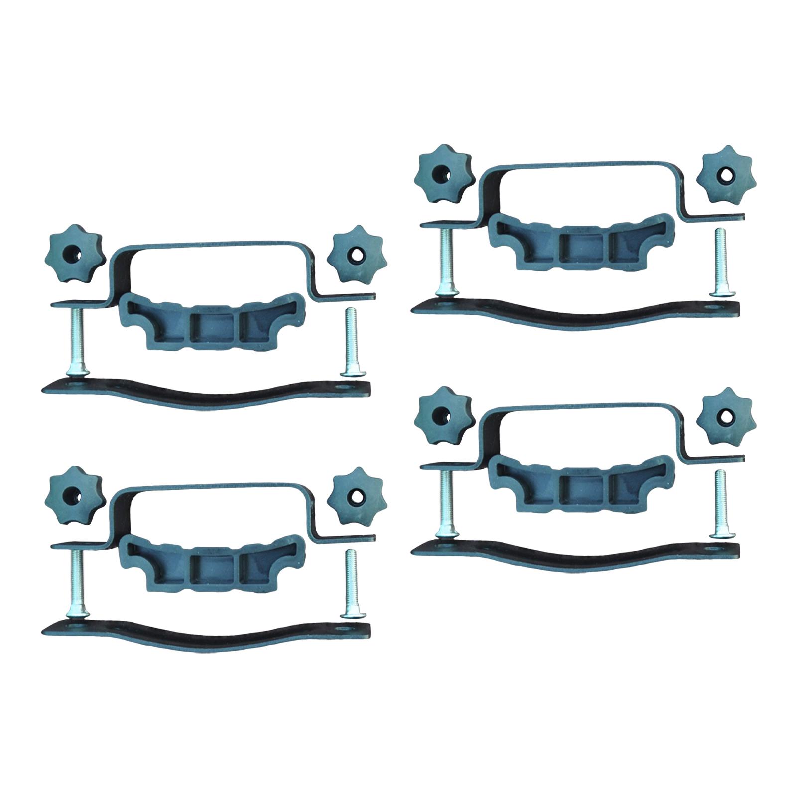 Magideal - Abrazadera Para Portaequipajes De Techo, Kit De Montaje Para Transportador De Automóviles, Accesorios, Tornillo De Portaequipajes De Fácil Instalación 4 Piezas