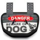 thumbnail image 1 of Protector dorsal Battle Youth negro/blanco/rojo, 1 of 9