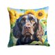 thumbnail image 1 of Cojín Sunflowers American Water Spaniel, 1 of 6