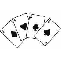 Rienda Libre Graphics - Decomural Aces Card Games Poker Ws-19199