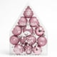 thumbnail image 1 of Set 12 Adornos Navideños Bambalina Oro Rosa 6cm Decoración, 1 of 3