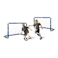 Genérico - Set De Arcos De Futbol Infantil 2 Unidades + Pelota