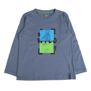 Polera Niño Gris Pillin