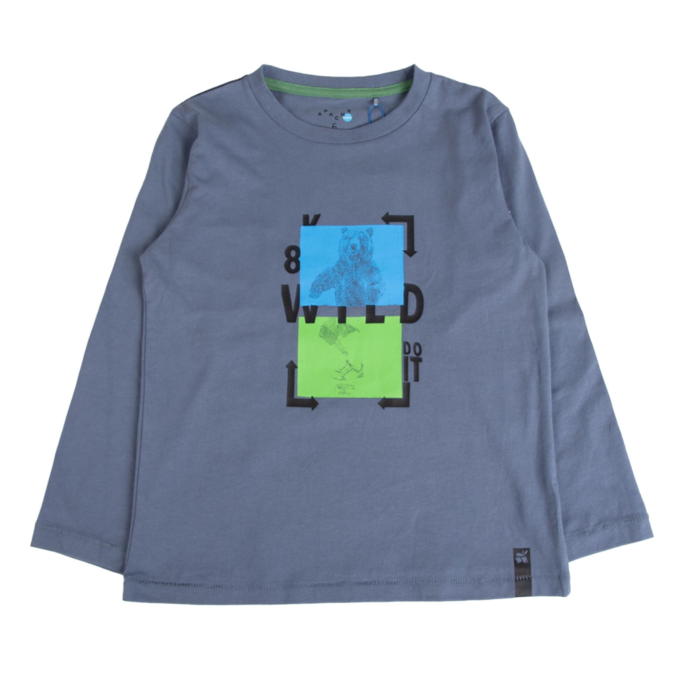 Polera Niño Gris Pillin