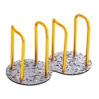 Magideal - Copa De Papel Desechable Copa Y Tapa Decoración Del Hogar Decoración Del Hogar Organizador De Soporte De Exhibición Portátil Minimalista Para El Hotel Portavasos