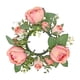 thumbnail image 1 of Vela De Pilar, Anillo, Corona, Candelabro De Pilar Para Fiesta, Boda, Acción De Gracias, Rosa, 1 of 5