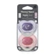 thumbnail image 1 of Chupete De Silicona 6 18 Meses Night Glow Brilla En La Oscuridad Lila Rosado, 1 of 3