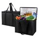 thumbnail image 1 of Bolsas aislantes para compras de comestibles musbus XL-Large, paquete de 2, negras, 1 of 6