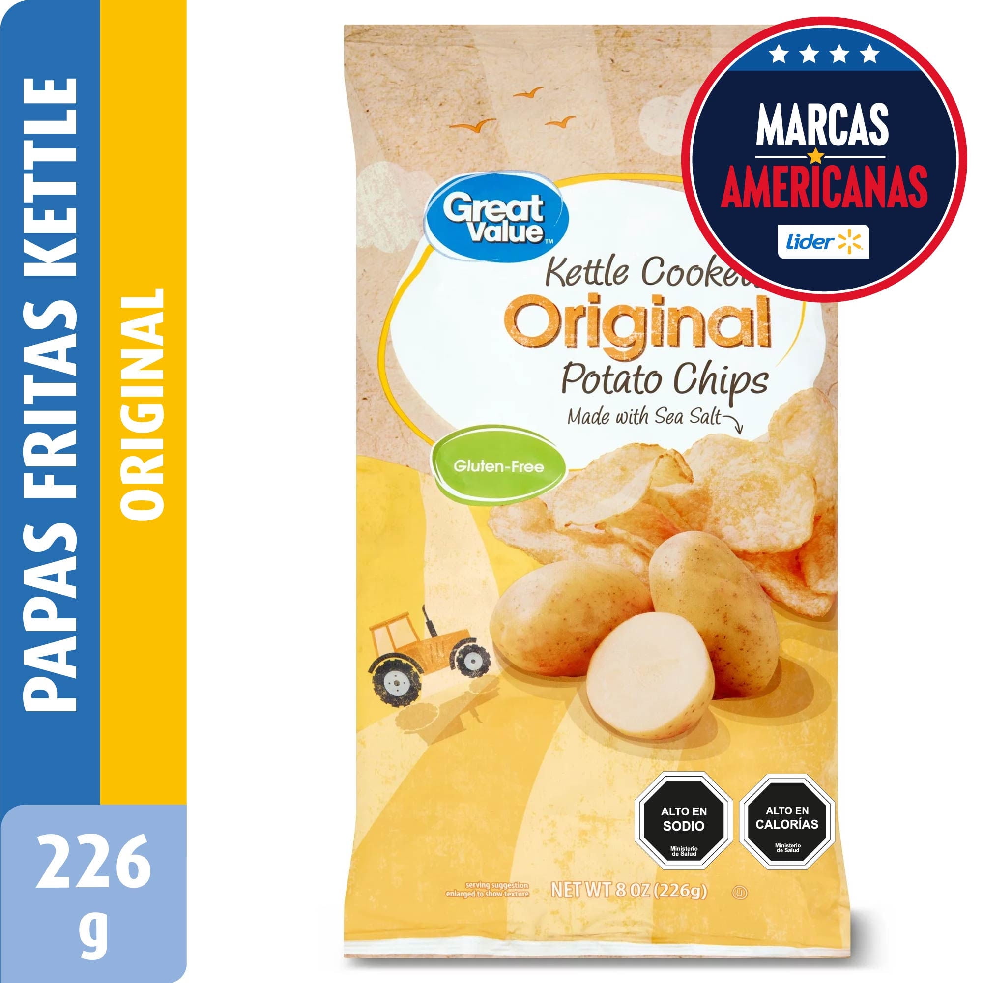 Papas Fritas Sal 226 g Great Value