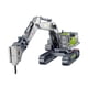 thumbnail image 4 of Juguete de ingeniería, construcción de automóviles, juguete de construcción de aleación, vehículos de construcción pequeños para niños de 8,9,10,11,12 Taladro, 4 of 5