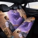 thumbnail image 4 of Trébol Negro-theme Car Rear Seat Covers Back Elastic Flexible Car Seat Covers Decorative Fits Most Cars 120x59x76cm, 4 of 6