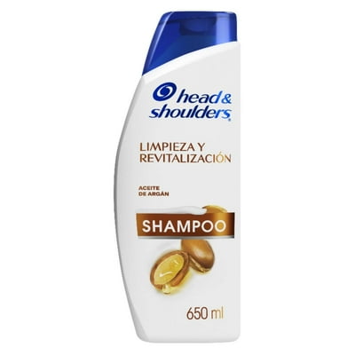 Shampoo Control Caspa Limpieza Y Revitalización Con Aceite De Argán. 650 Ml Head & Shoulders