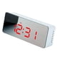 thumbnail image 3 of reloj de alarma led - repetición de la temperatura del espejo rectángulo nocturno, luz led roja, 3 of 3