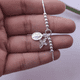 thumbnail image 2 of Pulsera plata denario ajustable religioso, 2 of 3