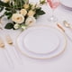 thumbnail image 5 of Platos desechables Nervure Gold Plastic 26 cm 100 piezas, 5 of 9