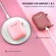 thumbnail image 4 of Funda de silicona ATUAT para AirPods con llavero – Marrón, 4 of 7