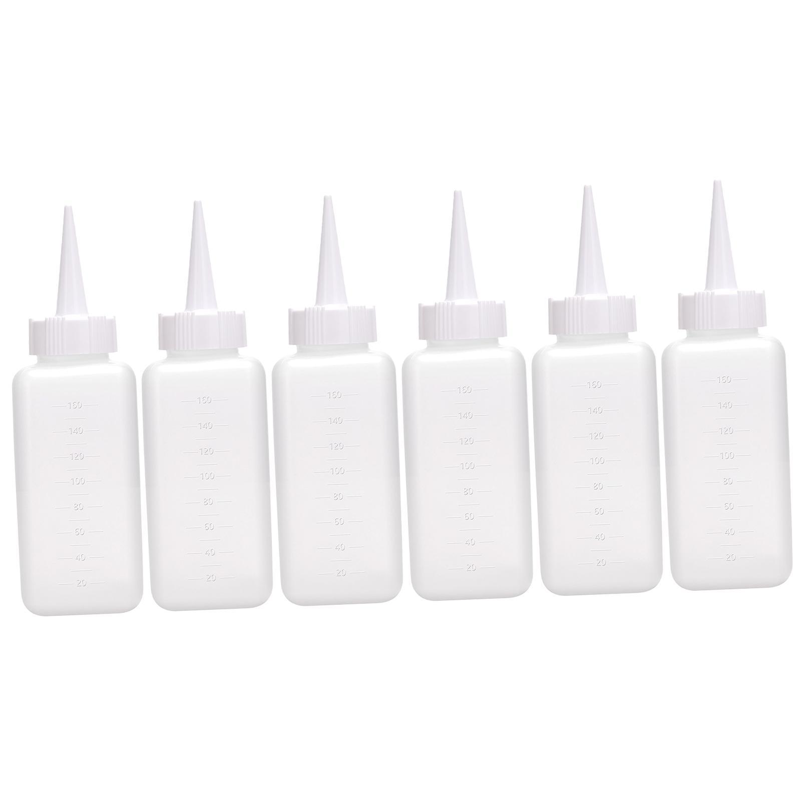 Ioensy - Botella Con Aplicador Graduado De 6 Unidades Con Punta Y Tapa Para Uso Doméstico En Peluquería