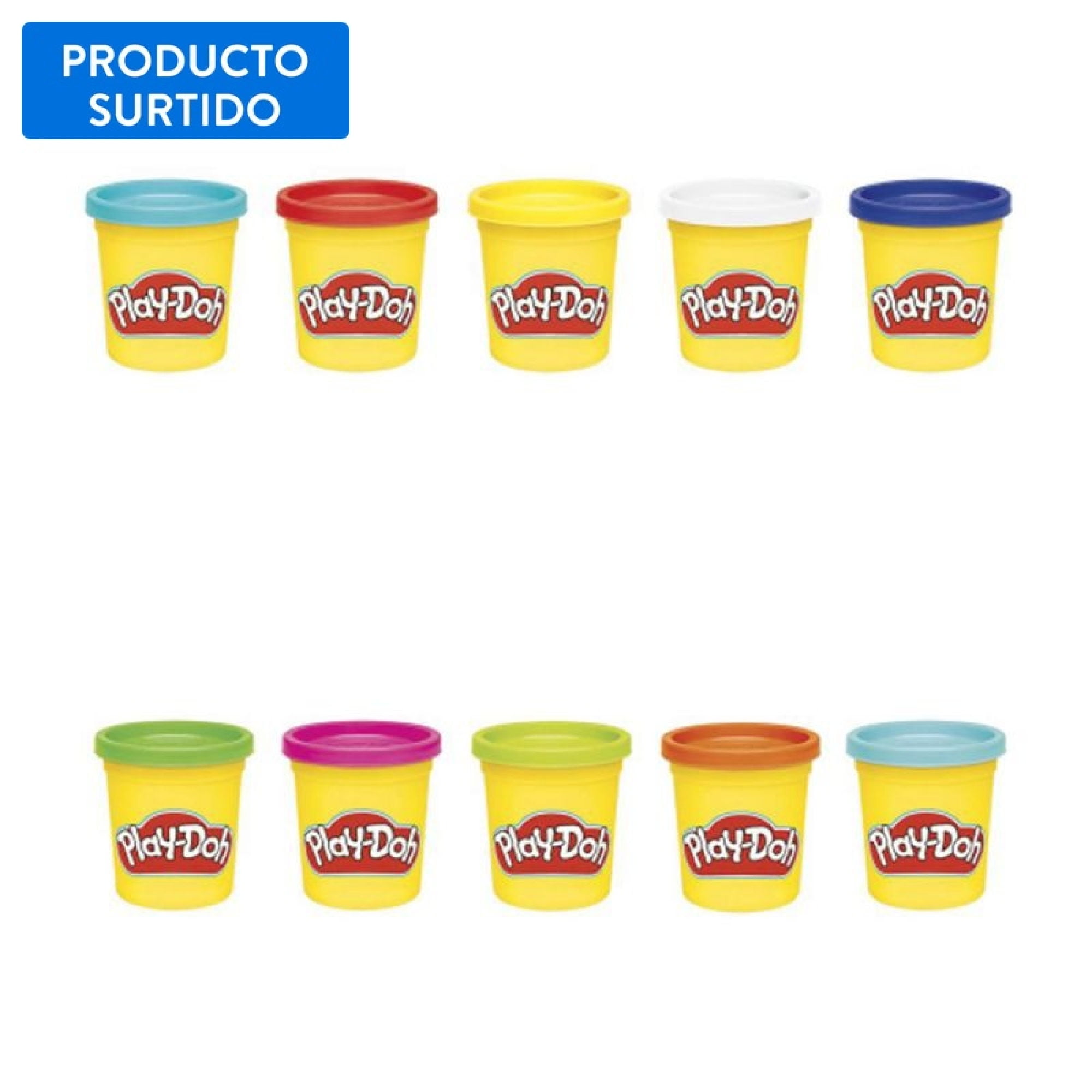 Pack 5 Unidades Masas Y Plastilinas Play Doh, Producto Surtido, 1 Un Play-Doh