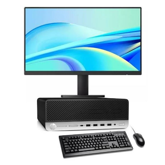 Kit Monitor + Pc Prodesk 600 G4 Sff (i5 8va 8gb 1tb) + Teclado Mouse Grado A Reacondicionado