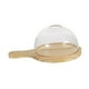 thumbnail image 1 of Accesorio De Cúpula Para Fumar Con Bandeja De Madera Y Tapa De Cristal Transparente Para Ahumador, Diámetro De 15 Cm, 1 of 5
