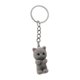 thumbnail image 2 of Llavero De Gato, Mochila Creativa, Llaveros Para Bolso, Llave De Coche, Suministros Para Fiestas, Color Gris, 2 of 5